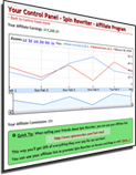 Spin Rewriter Affiliate Program Stats Screenshot