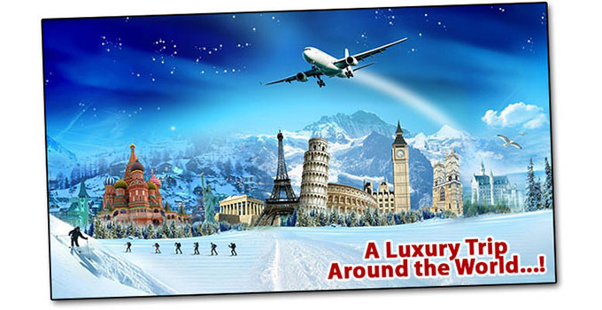 Airfare Around the World OR $2,000